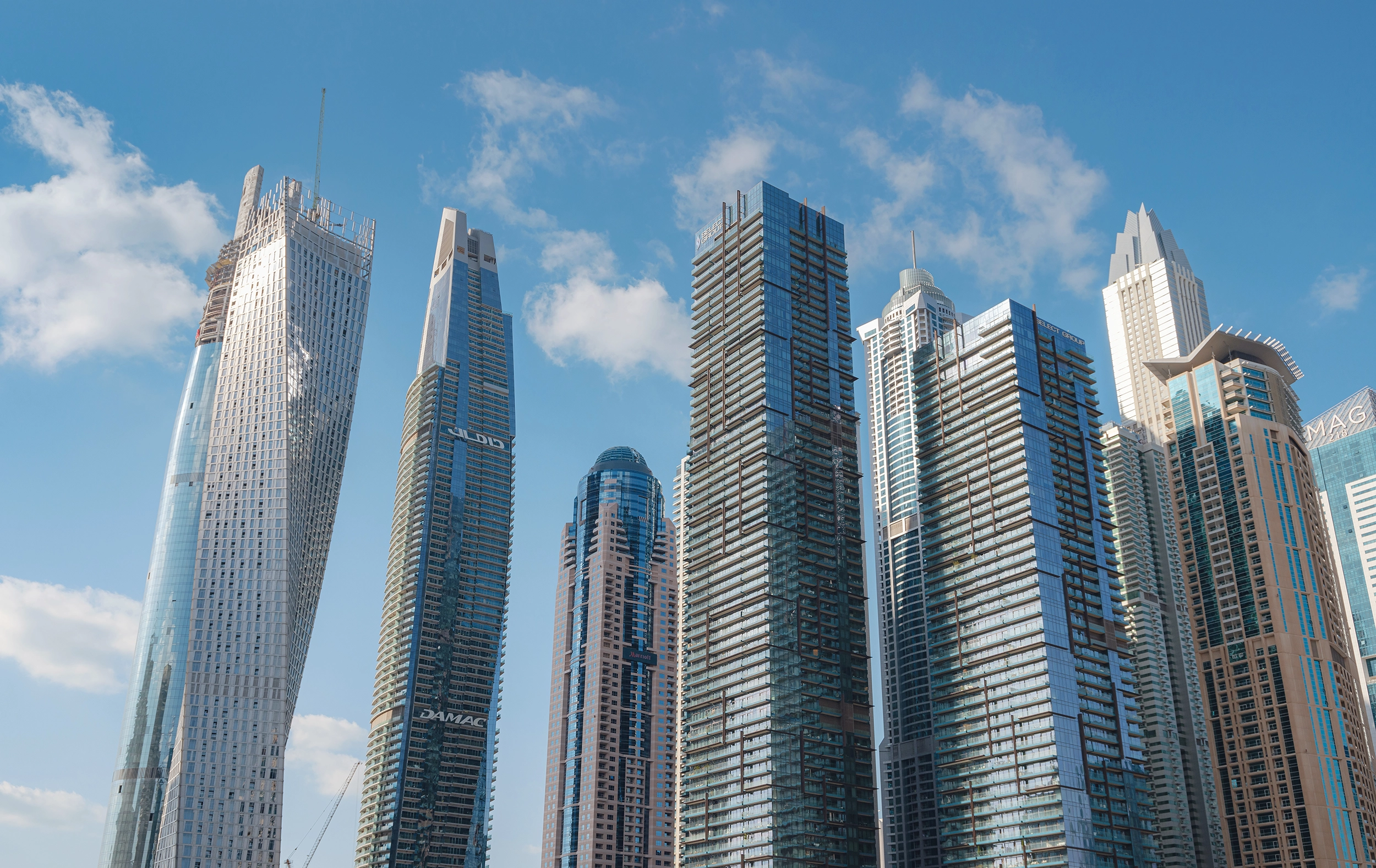 AMC Search Dubai skyline towers.webp